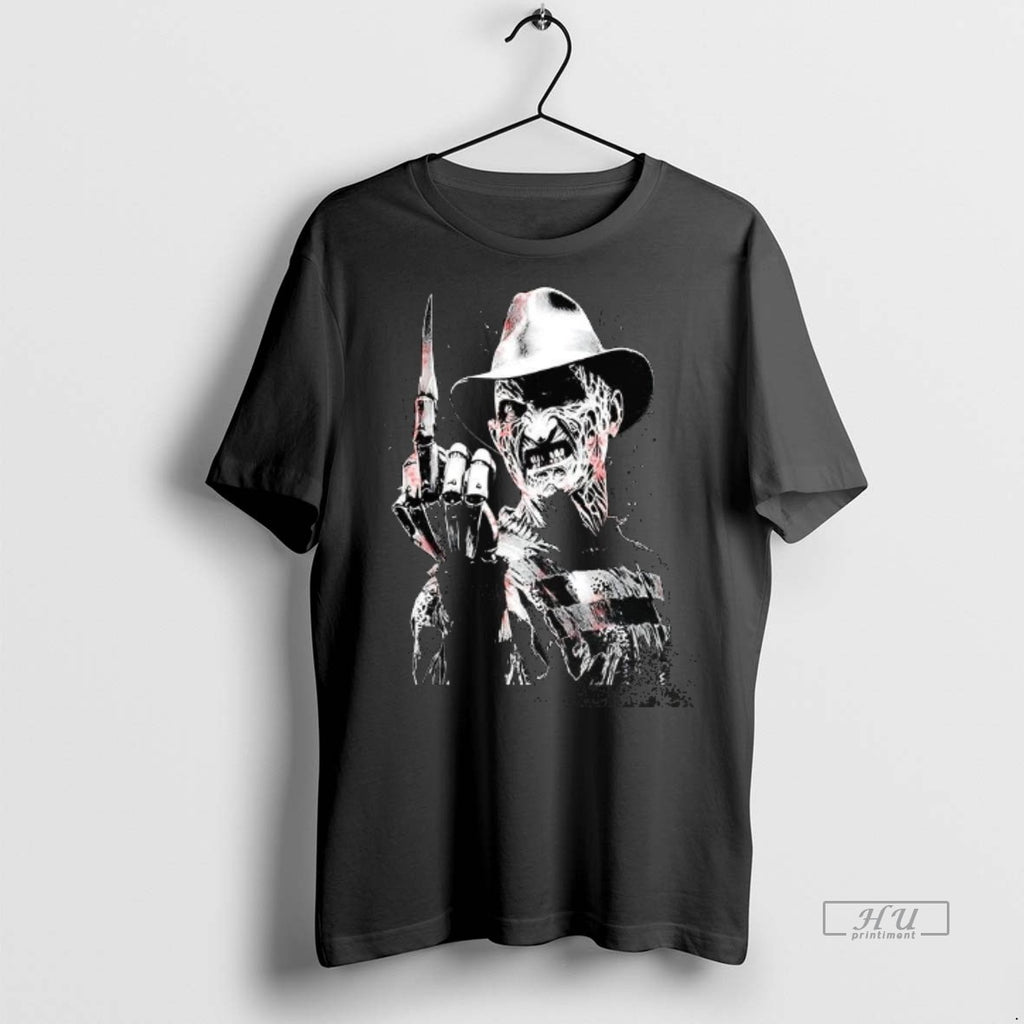 Officials Freddy Krueger Middle Finger A Nightmare On Elm Street Character Horror Halloween