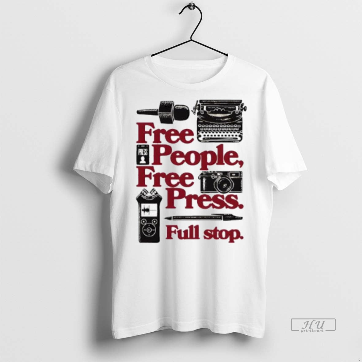 Officials Free People Free Press Full Stop Premium Tee Shirt Sweater