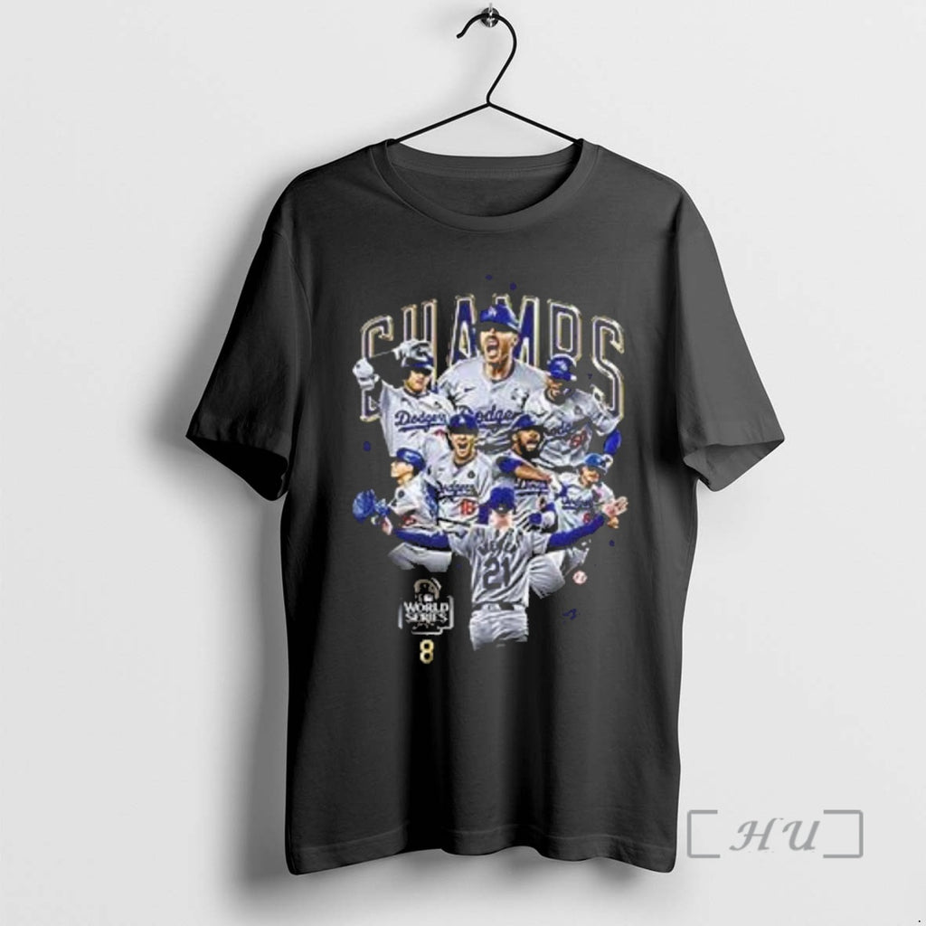 Officials Friday 8 24 Am Pst Dodgers World Series Champs Graphic T Shirt Sweater