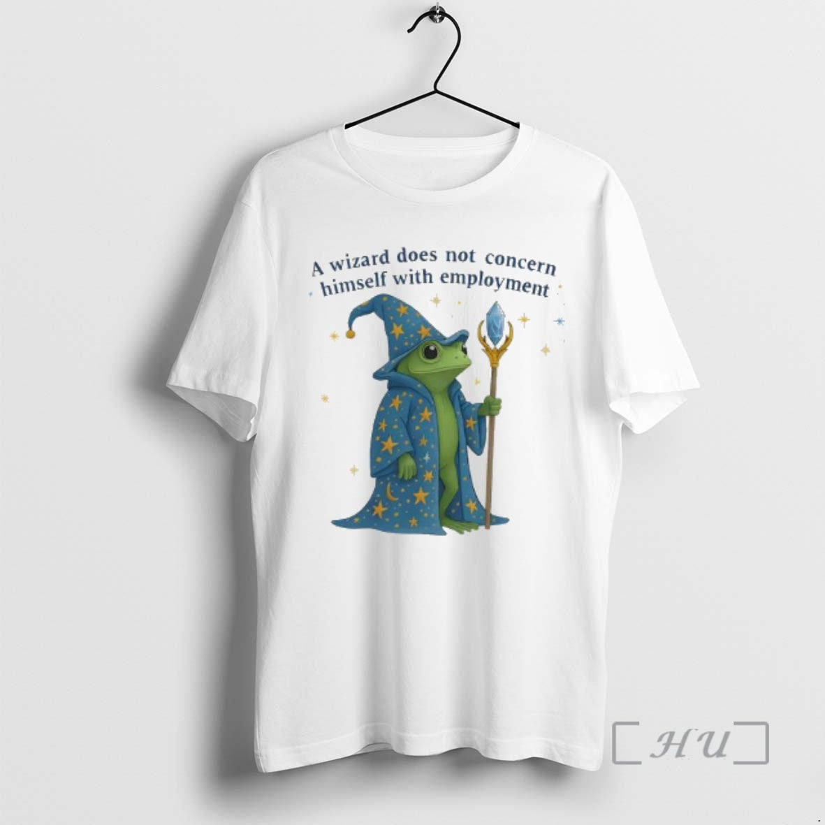 Officials Frog A Wizard Does Not Concern Himself With Employment Premium T Shirt Sweater