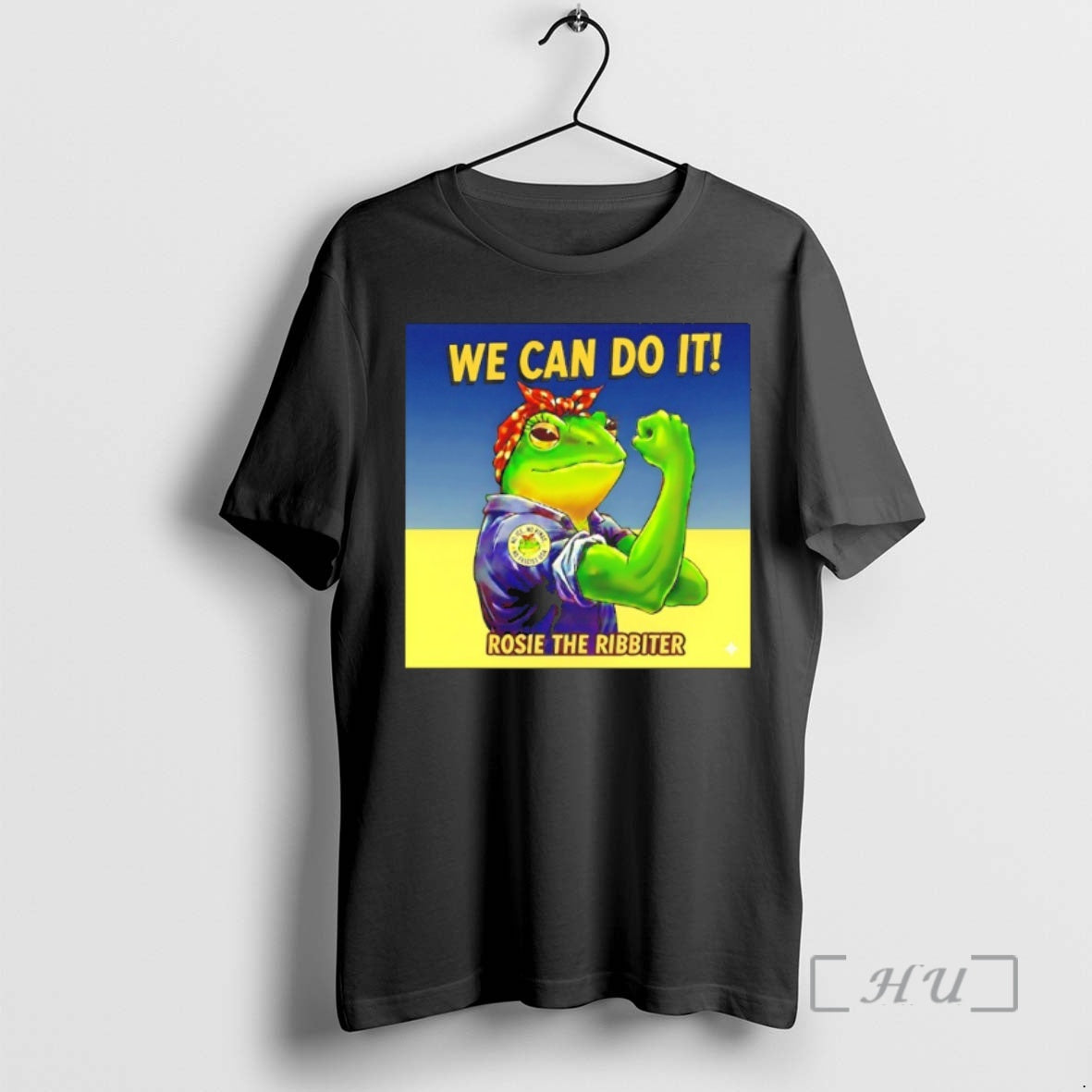 Officials Frog We Can Do It Rosie The Ribbiter T Shirt Sweater