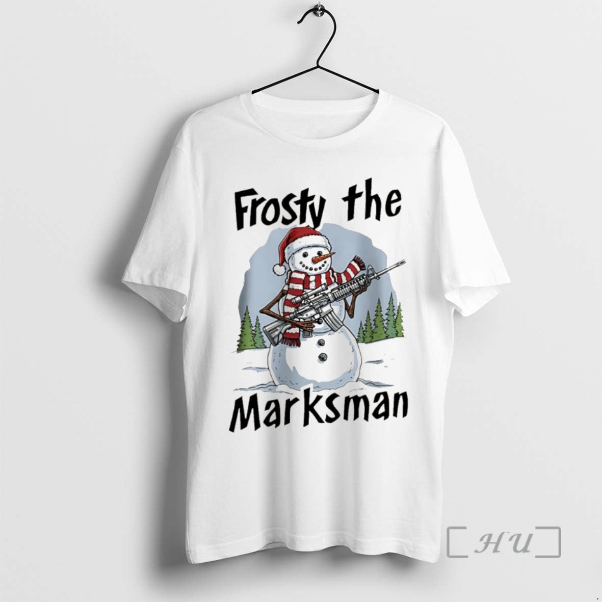 Officials Frosty The Marksman Snowman With Gun Christmas Christmas