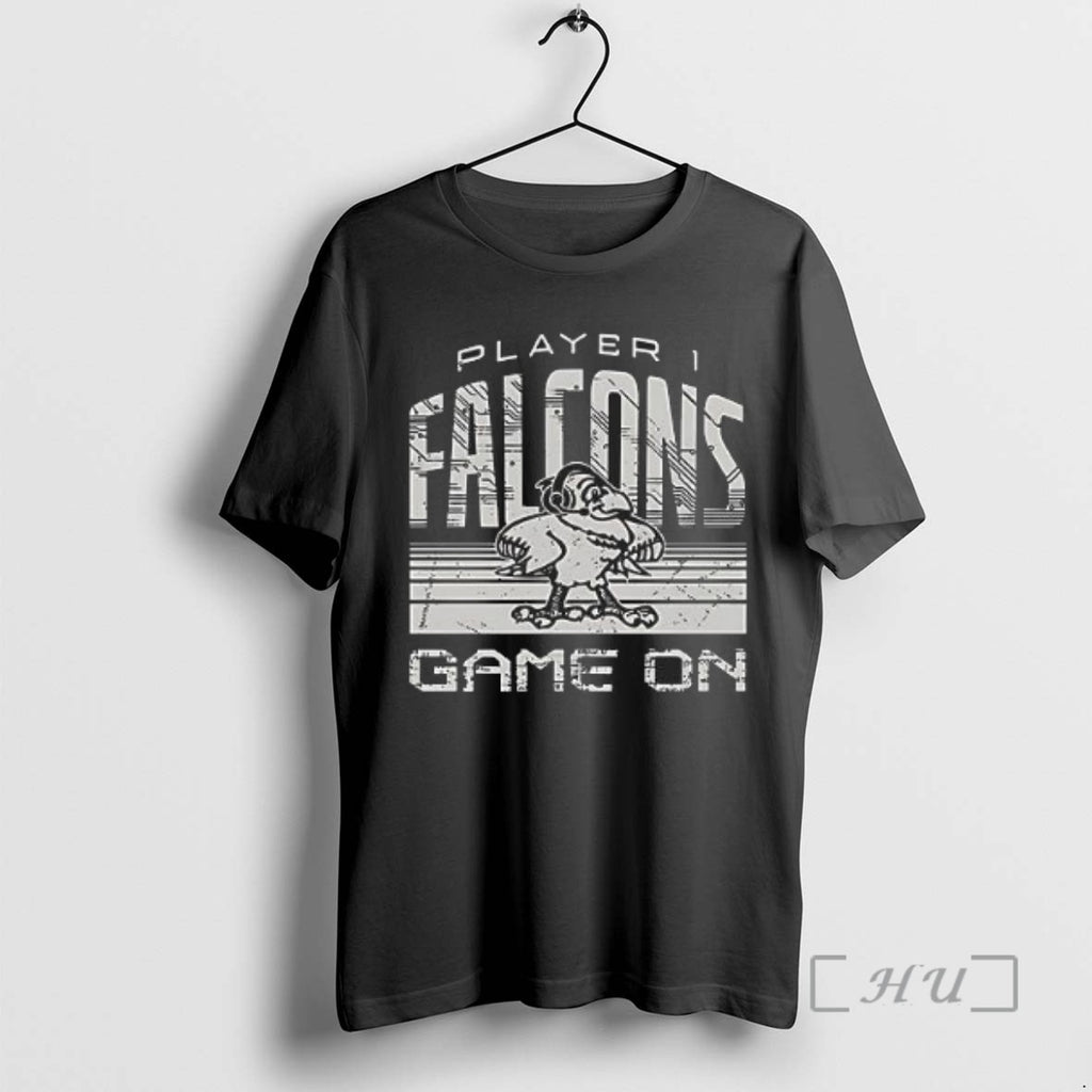 Officials Ft Wright Player 1 Falcons Game On Retro Tee Shirt Sweater