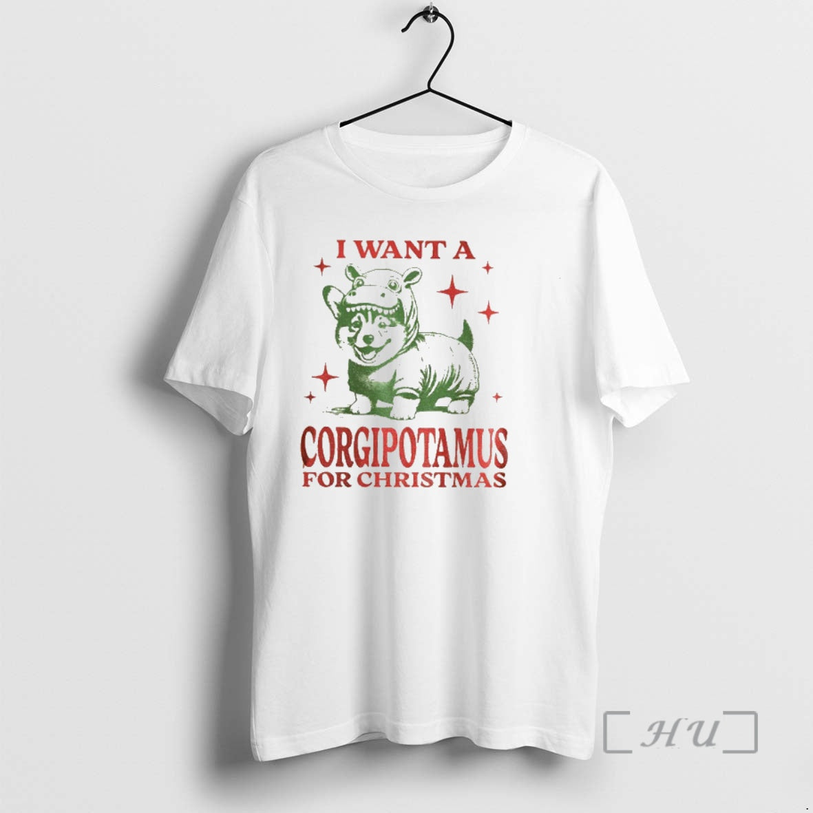 Officials Funny Corgi Christmas I Want A Corgipotamus For Christmas