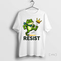 Officials Funny Frog Kicks Crown Resist No Kings Water Bottle And Journal T Shirt Sweater