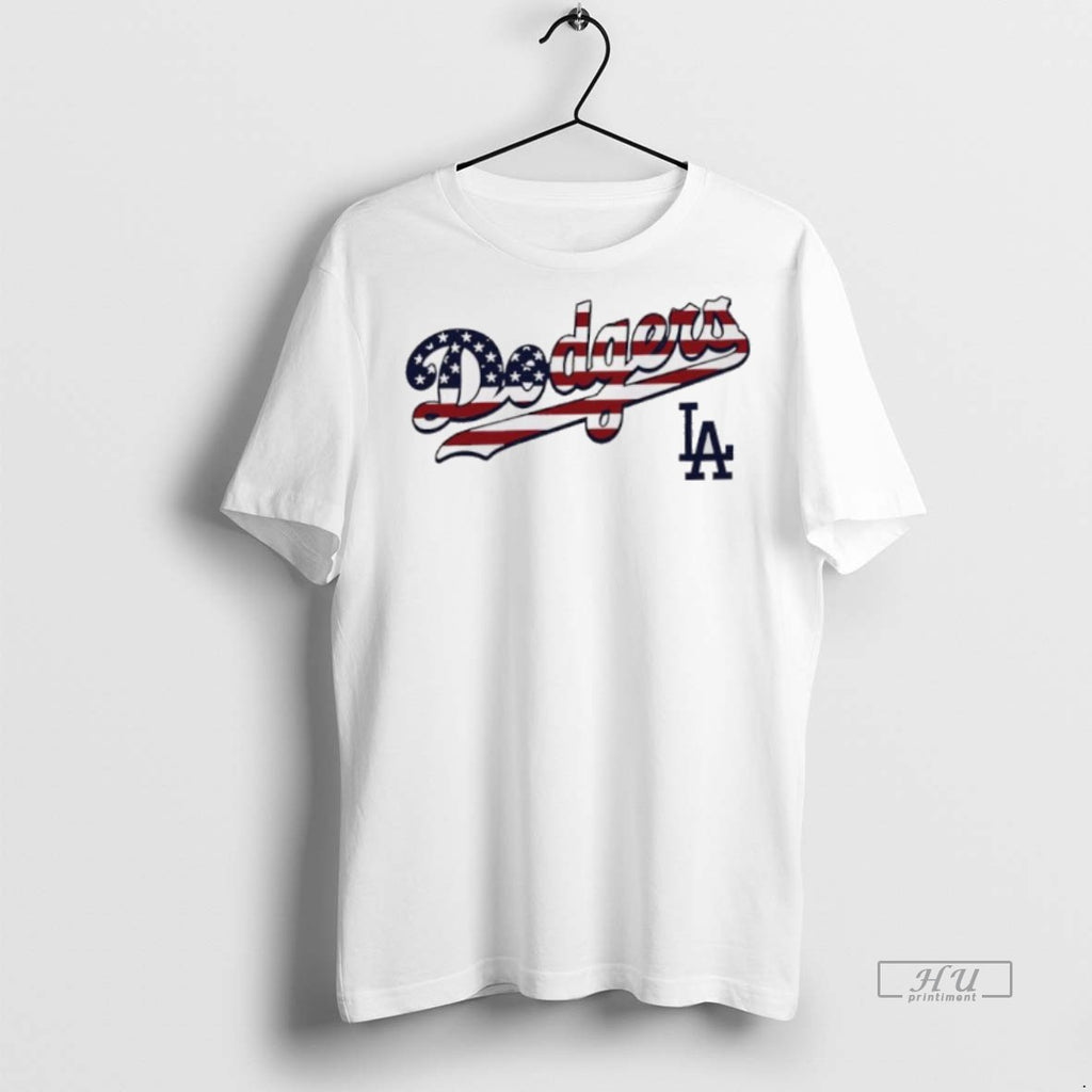 Officials Funny Los Angeles Dodgers X Independence Day Baseball Mlb Tee Shirt Sweater