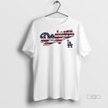 Officials Funny Los Angeles Dodgers X Independence Day Baseball Mlb Tee Shirt Sweater