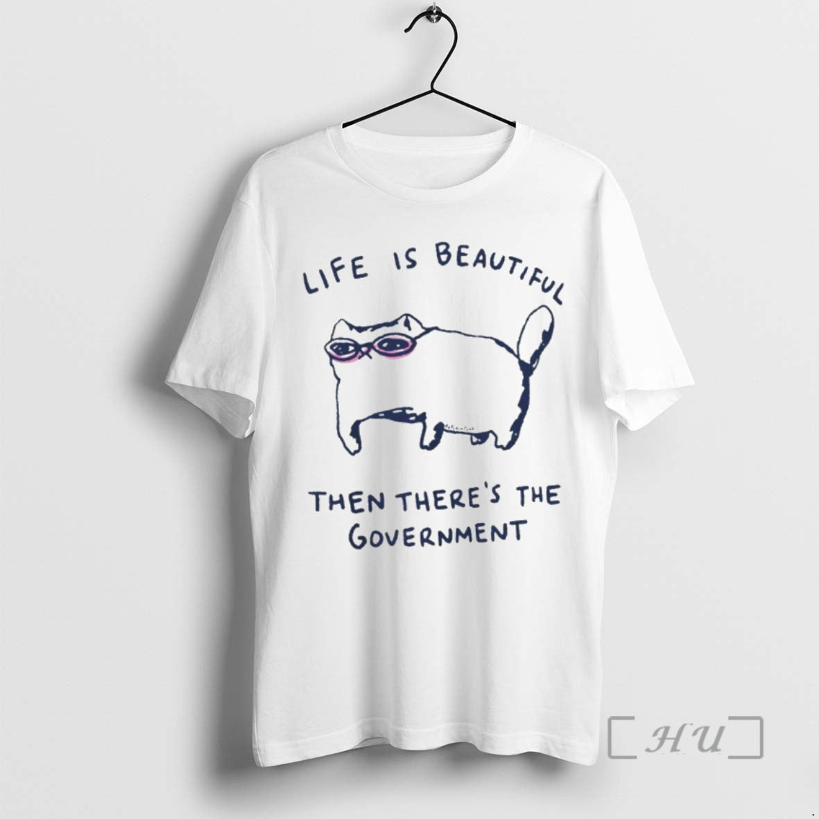 Officials Funny Cat Government Life Is Beautiful Then Theres The Government Premium T Shirts Sweater