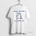 Officials Funny Opossum I Think Therefore I Am Tired