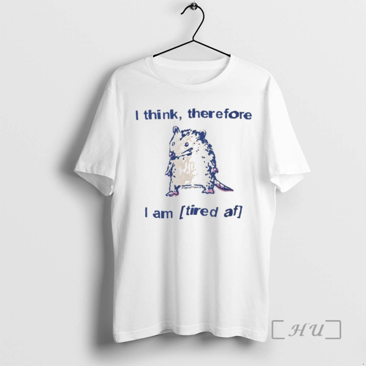 Officials Funny Opossum I Think Therefore I Am Tired