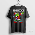 Officials Geico X Grinch Dabbing Merry Christmas Ornaments Premium Tee Shirt Sweater