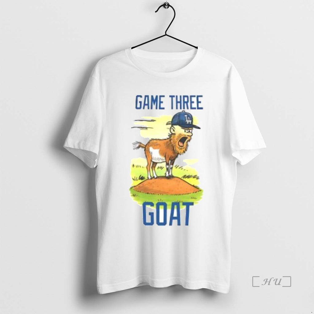 Officials Game 3 Goat Los Angeles Dodgers Premium T Shirt Sweater