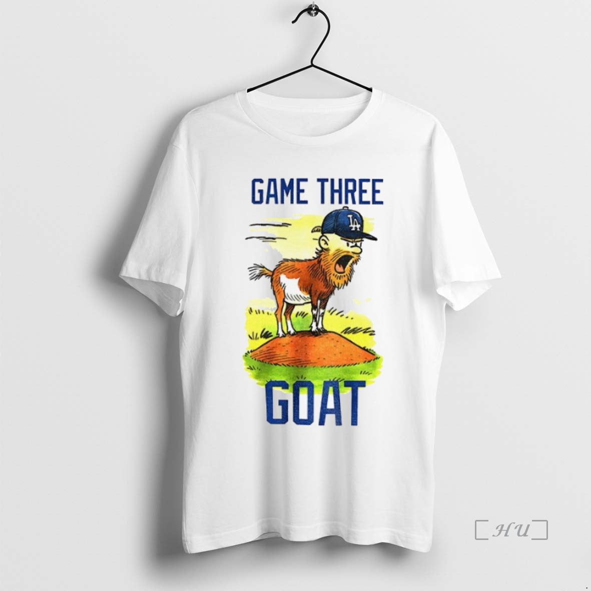 Officials Game Three Goat Los Angeles Dodgers Mlb Baseball World Series 2025 Premium T Shirts