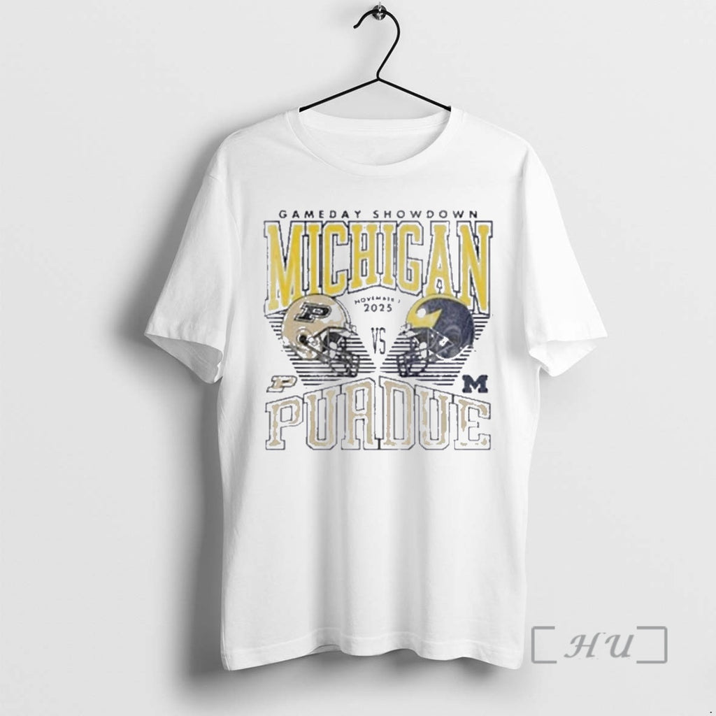 Officials Gameday Showdown Michigan Vs Purdue 2025 Helmet T Shirt Sweater