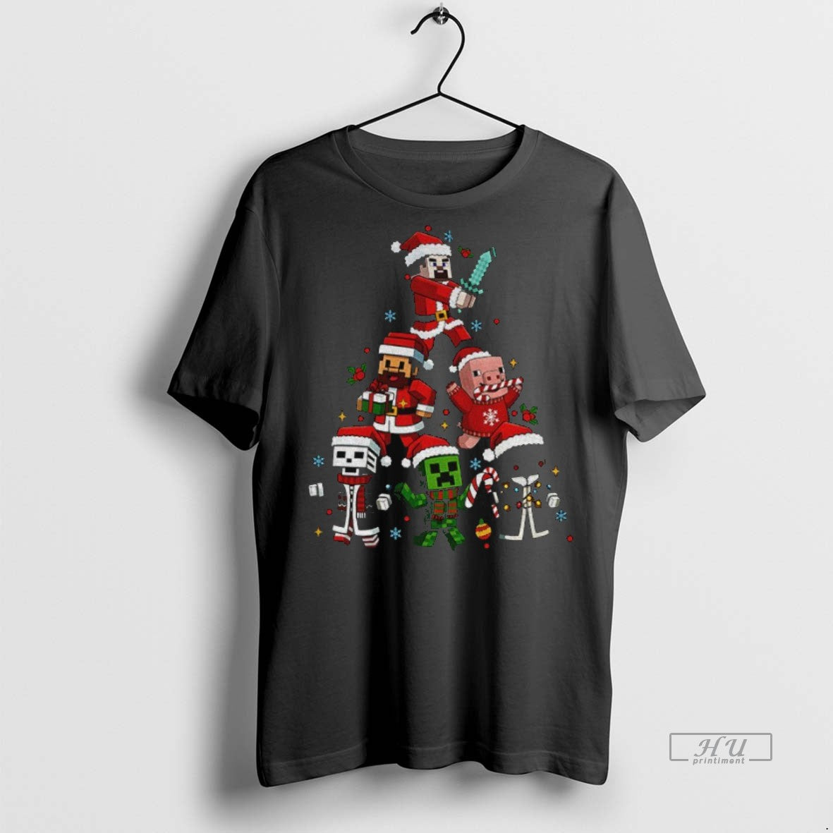 Officials Gamer Character Christmas Tree Tee Shirt Sweater