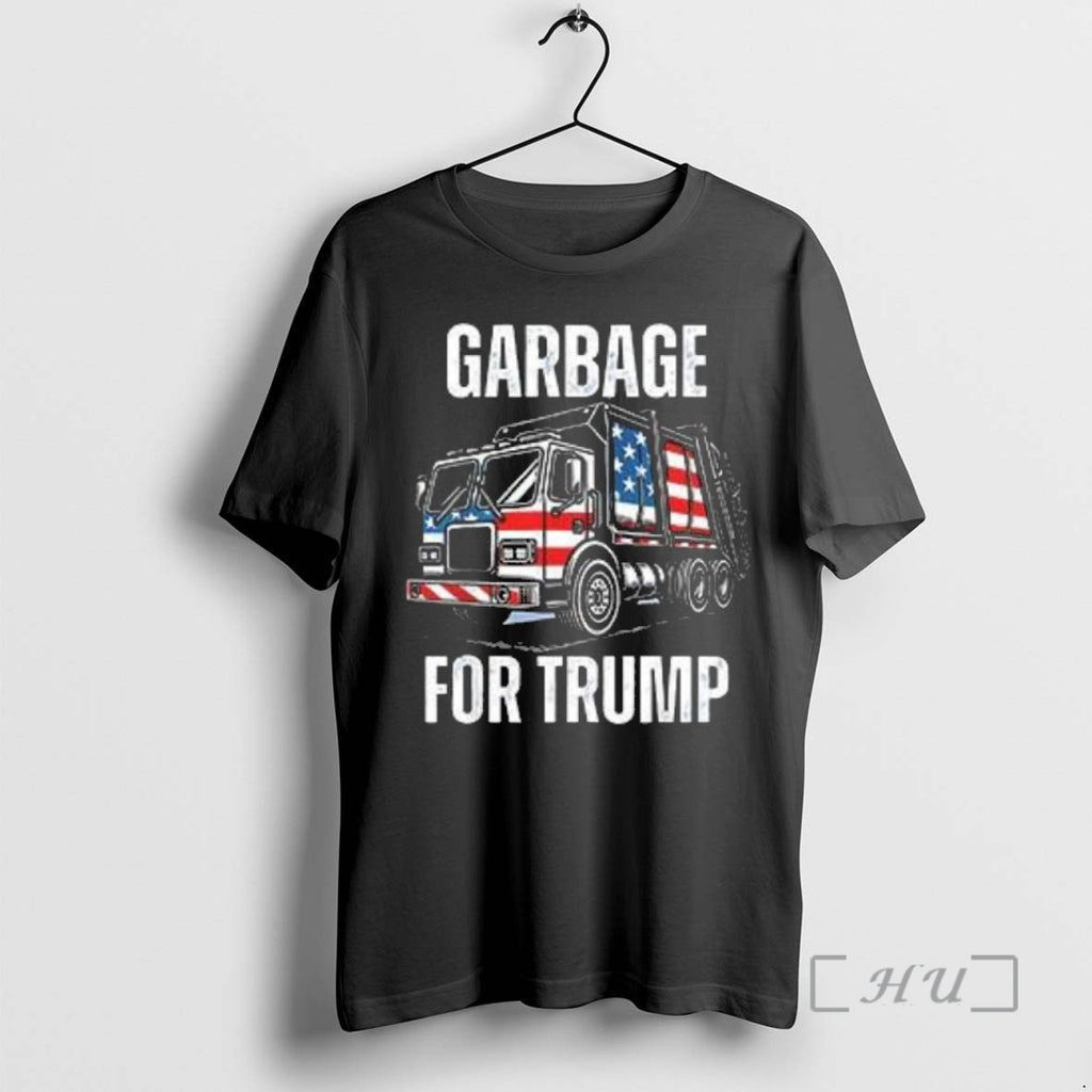 Officials Garbage For Trump America Flag T Shirt Sweater