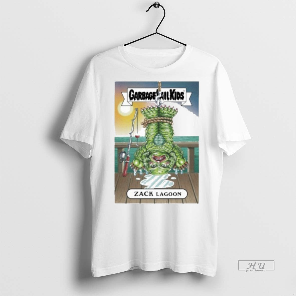 Officials Garbage Pail Kids The Creature From The Black Zack Lagoon Card Premium