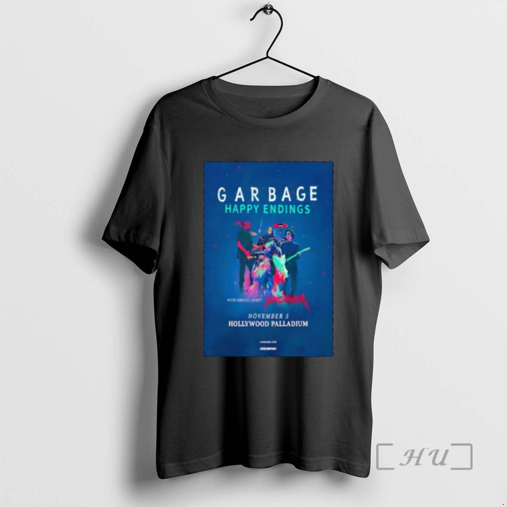 Officials Garbage Tour Nov 05 2025 Los Angeles Ca Tee Shirt Sweater