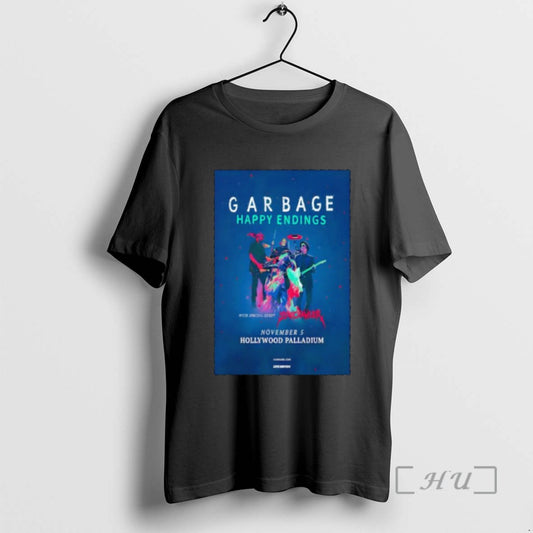 Officials Garbage Tour Nov 05 2025 Los Angeles Ca Tee Shirt Sweater