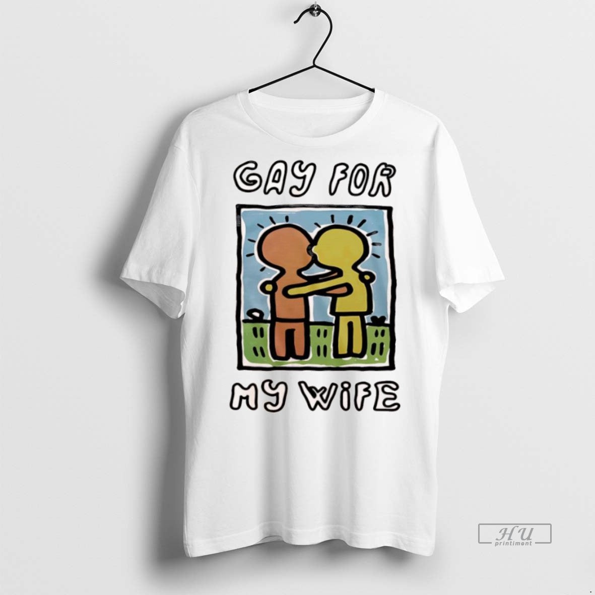 Officials Gay For My Wife Retro Graphic Premium Tee Shirt Sweater