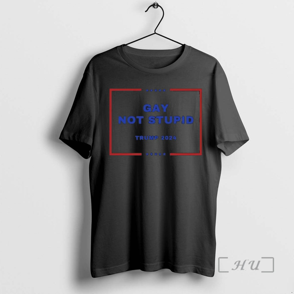 Officials Gay Not Stupid Trump 2025 Tee Shirt Sweater