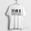Officials Gen X Great Music Sweet Parties No Cameras T Shirt Sweater