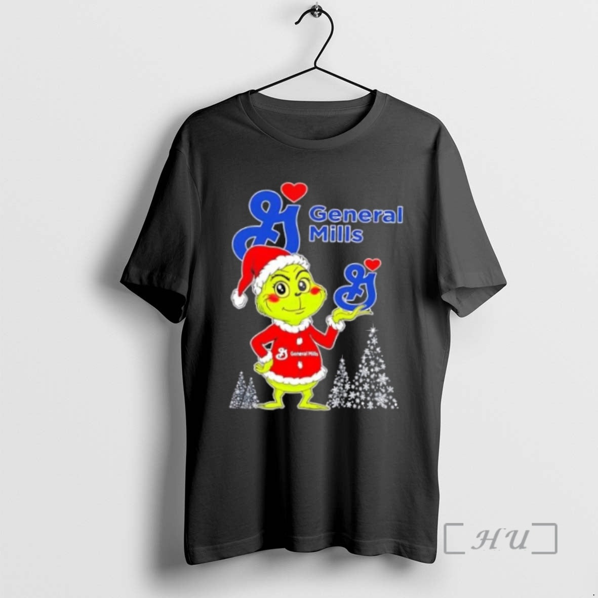 Officials General Mills And Grinchmas Christmas Tree Premium T Shirt Sweater