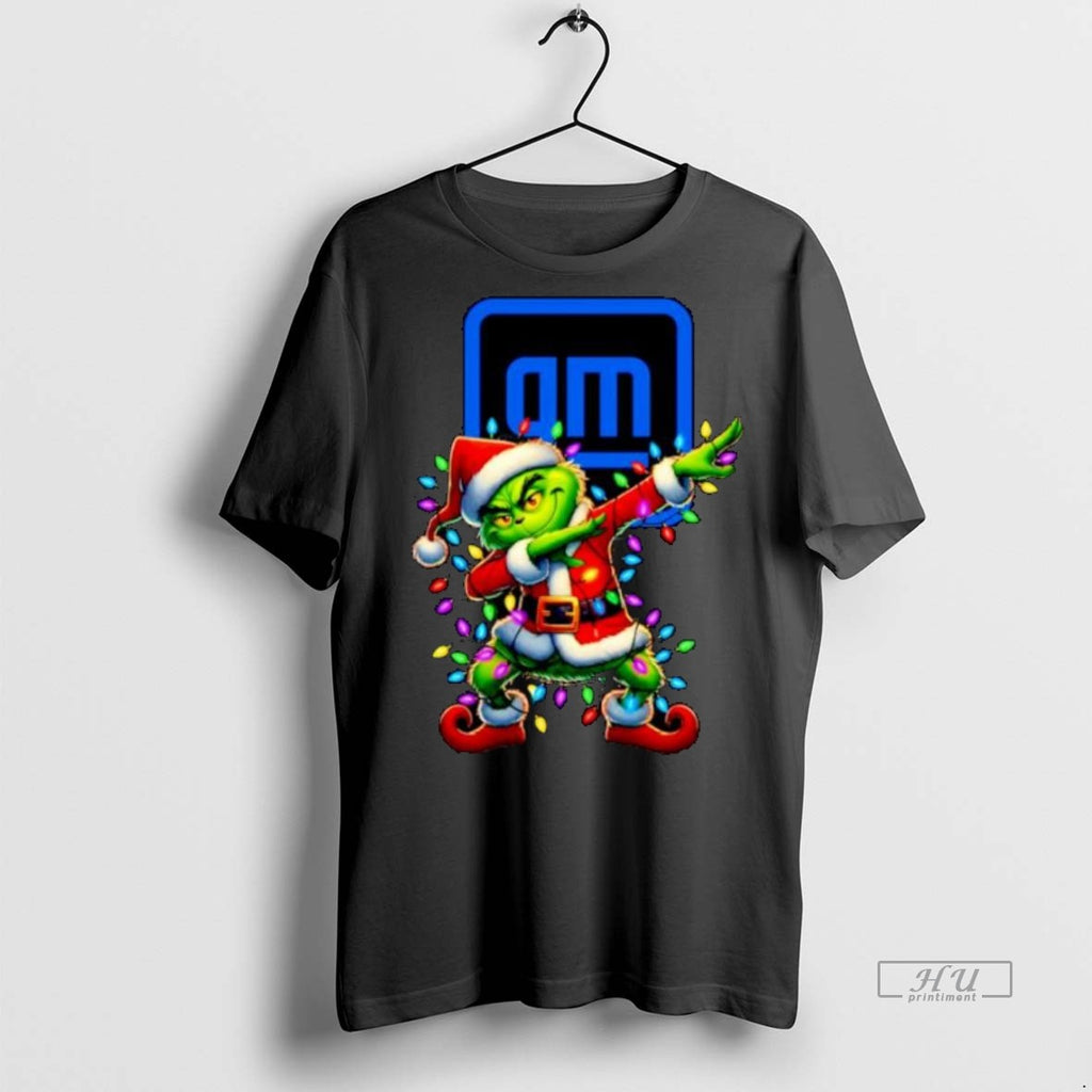 Officials General Motors X Grinch Dabbing Merry Christmas Ornaments Premium Tee Shirt Sweater