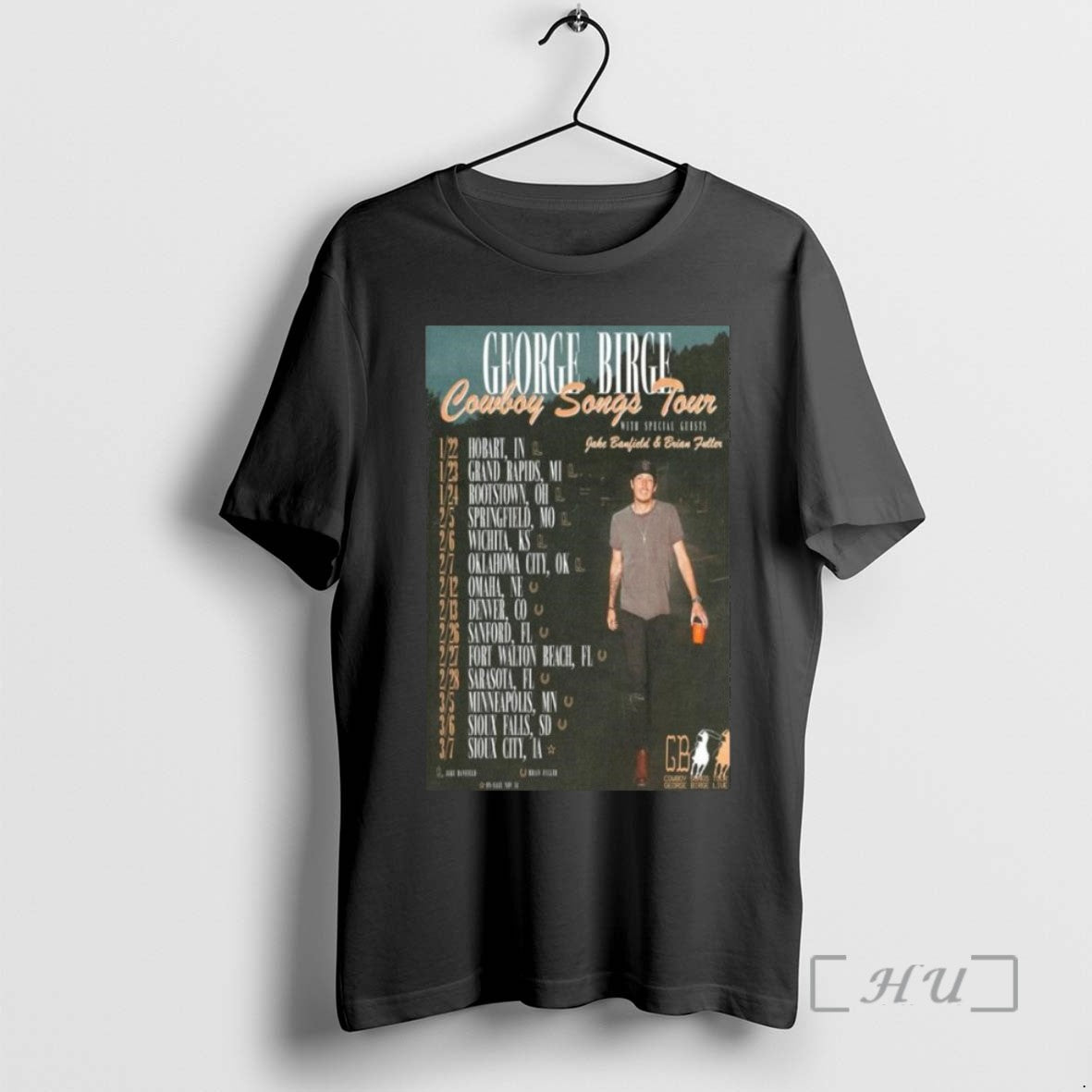 Officials George Birge Cowboy Songs Tour 2026 Long Sleve T Shirt Sweater