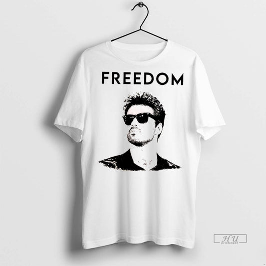Officials George Michael Freedom Graphic Tee Shirt Sweater