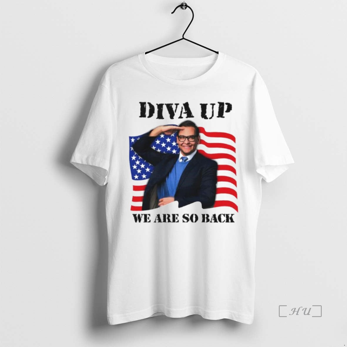 Officials George Santos Diva Up We Are So Back Usa Flag Ornaments T Shirts Sweater