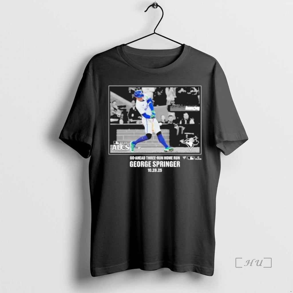 Officials George Springer Go Ahead 3 Run Hr 20 10 2025 T Shirt Sweater