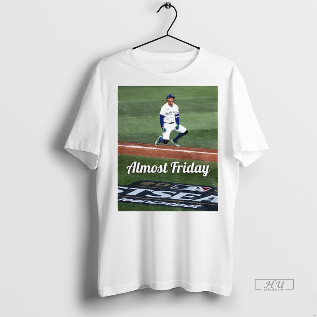 Officials George Springer Jump Toronto Blue Jays Baseball Almost Friday Tee Shirt Sweater