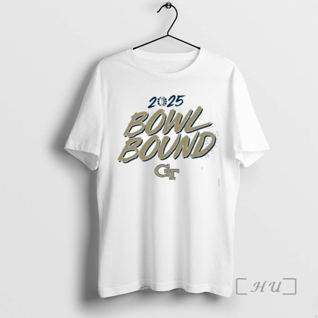Officials Georgia Tech Yellow Jackets Bowl Season Bound 2025 T Shirt Sweater