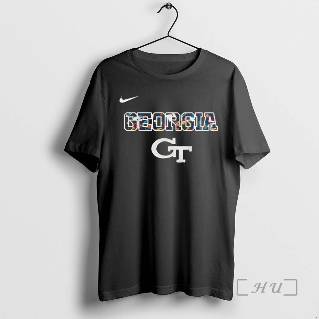 Officials Georgia Tech Yellow Jackets Teachers Teach Love Inspire Appreciation Double Sided Graphic