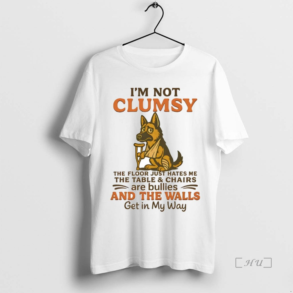 Officials German Shepherd Im Not Clumsy And The Walls Premium T Shirt Sweater