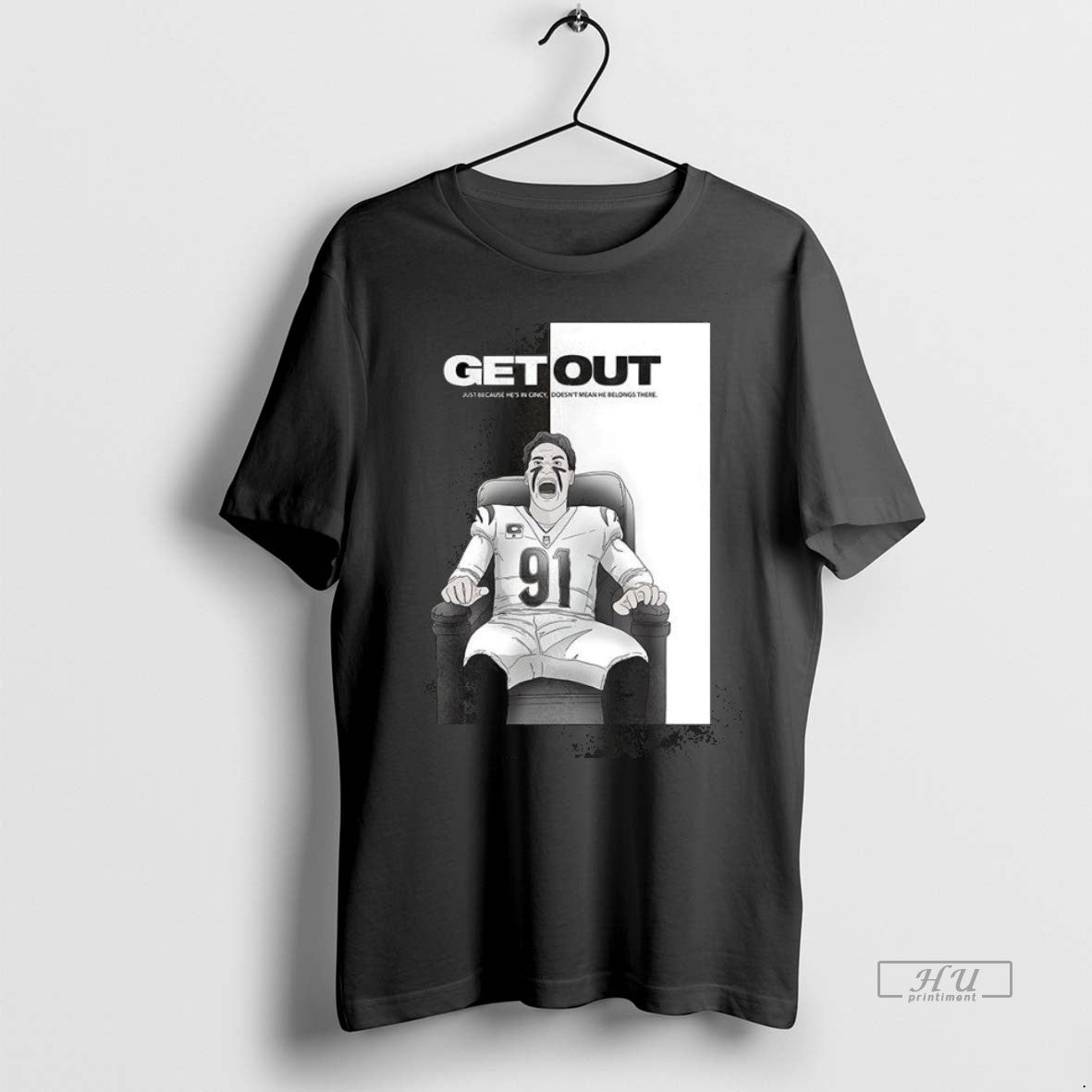 Officials Get Out Just Because Hes In Cincy Premium Tee Shirt Sweater