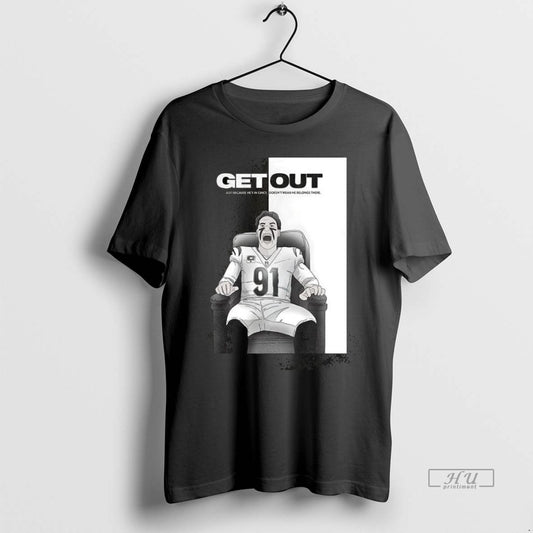 Officials Get Out Just Because Hes In Cincy Premium Tee Shirt Sweater