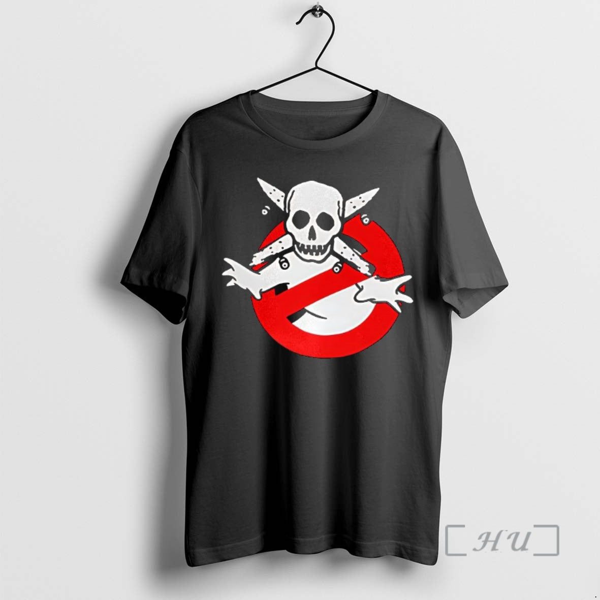 Officials Ghostbusters Skull And Cross Parody Logo T Shirt Sweater