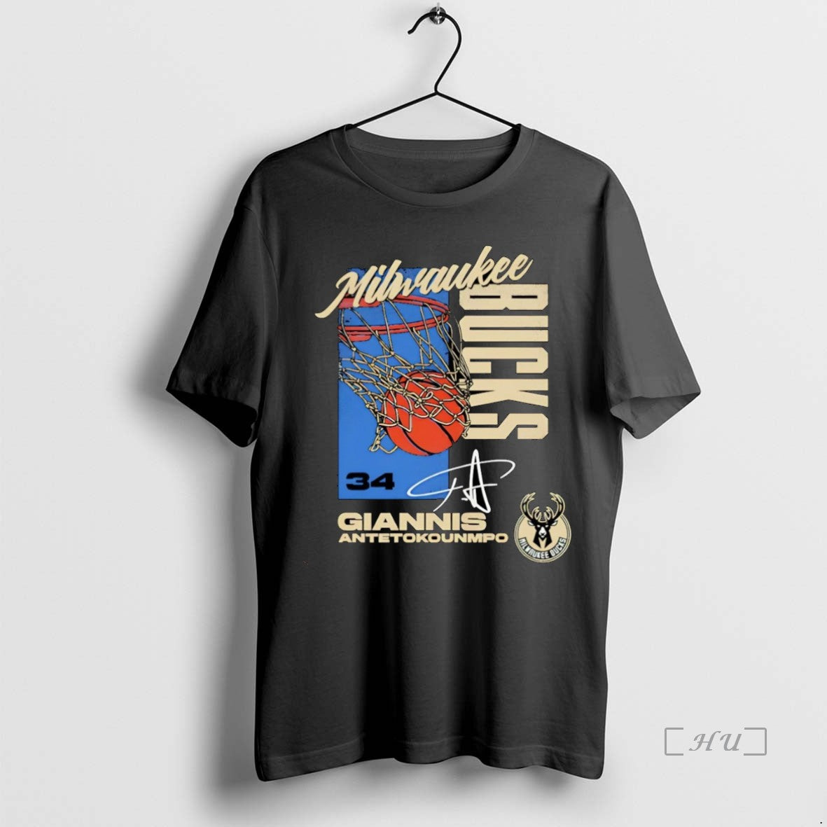 Officials Giannis Antetokounmpo Milwaukee Bucks All Net Signature Christmas