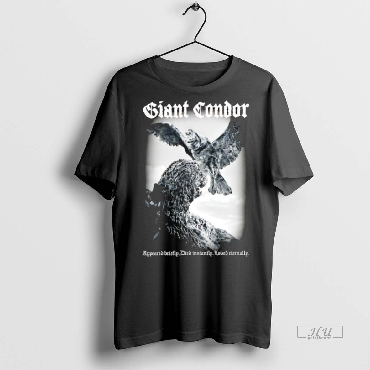 Officials Giant Condor Appeared Briefly Died Instantly Loved Eternally Premium Tee Shirt Sweater