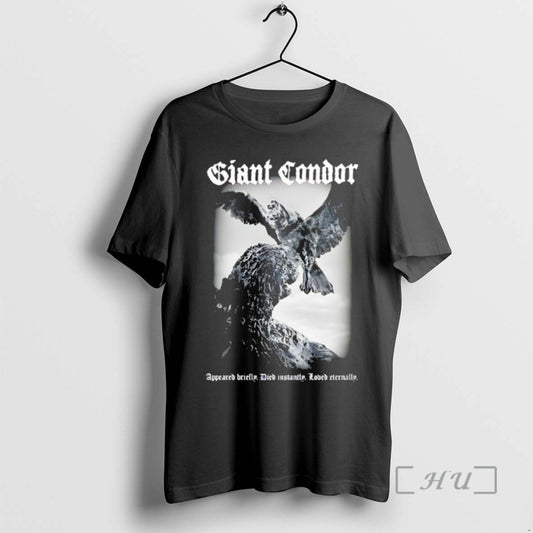 Officials Giant Condor Vintage Black Premium T Shirt Sweater