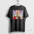 Officials Giant Cat Attacking Laser Ufo Premium T Shirt Sweater