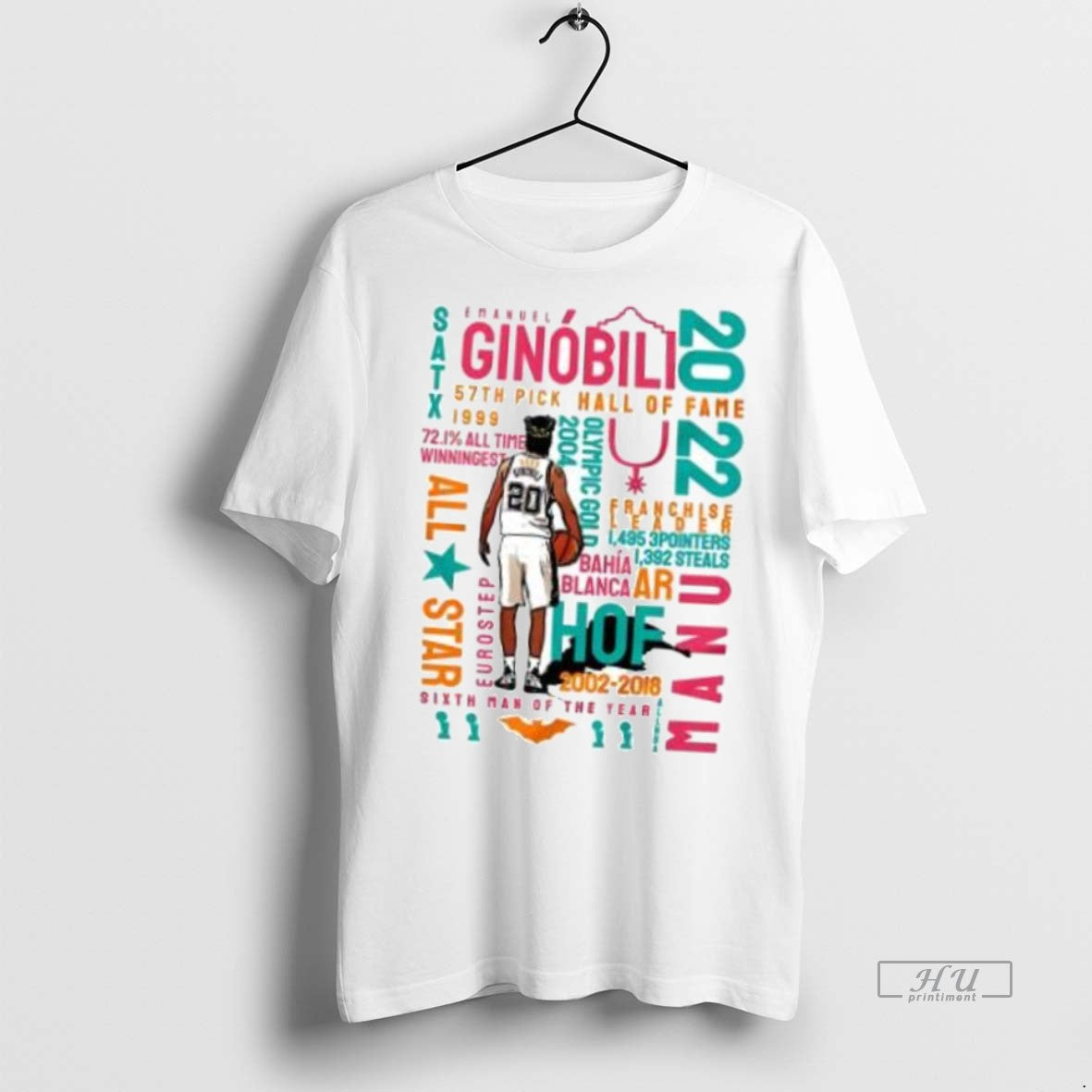 Officials Ginobili Hof Fiesta Cloud Football Premium Tee Shirt Sweater