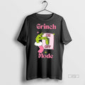 Officials Girl Pink Grinch Mode On Off Merry Christmas Premium Tee Shirt Sweater
