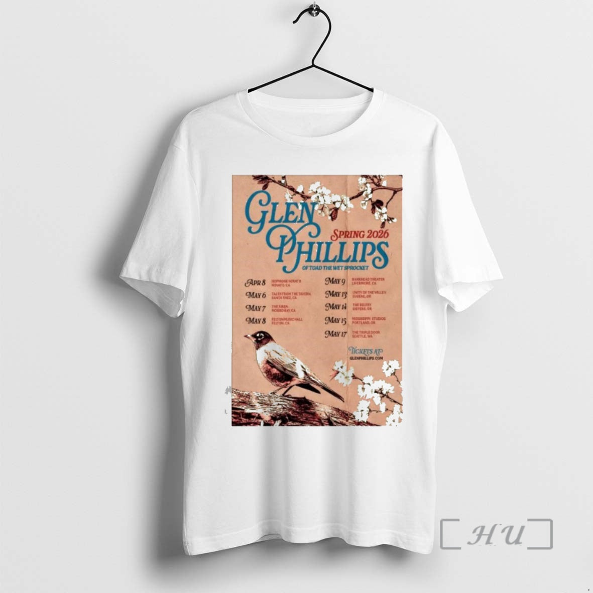 Officials Glen Phillips Of Toad The Wet Sprocket Spring 26 Tour Premium T Shirts Sweater