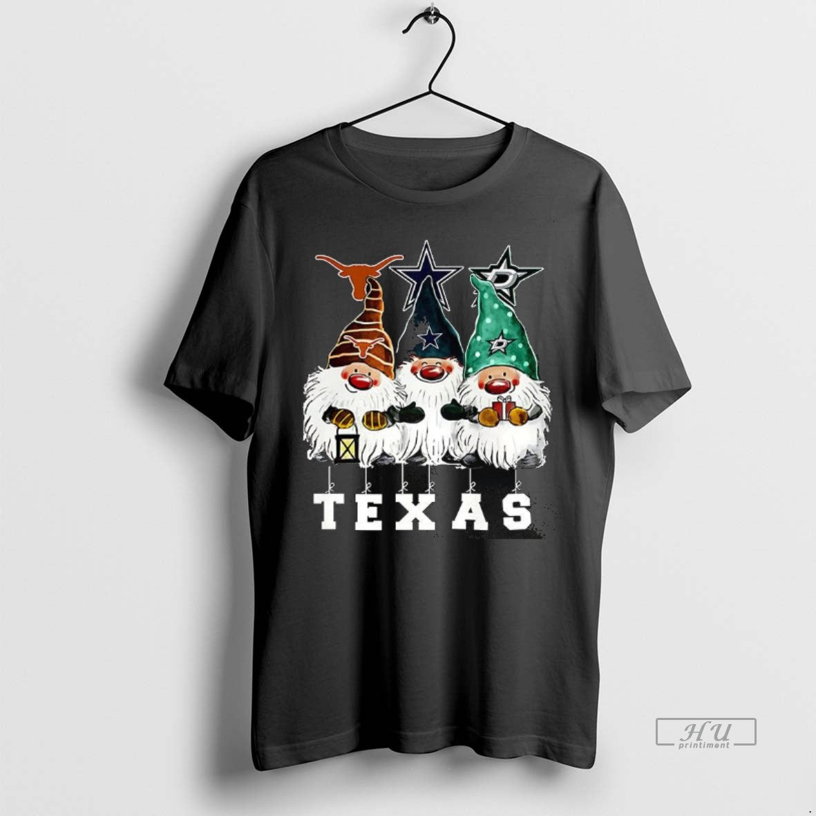 Officials Gnome Texas Seahawks Dallas Cowboys Dallas Stars Christmas Premium Tee Shirt Sweater