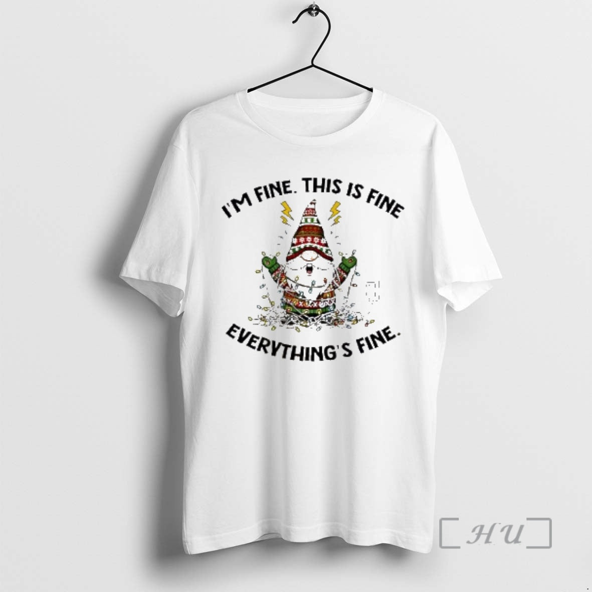 Officials Gnome Tree Im Fine This Is Fine Everythings Fine Merry Christmas 2025 Premium