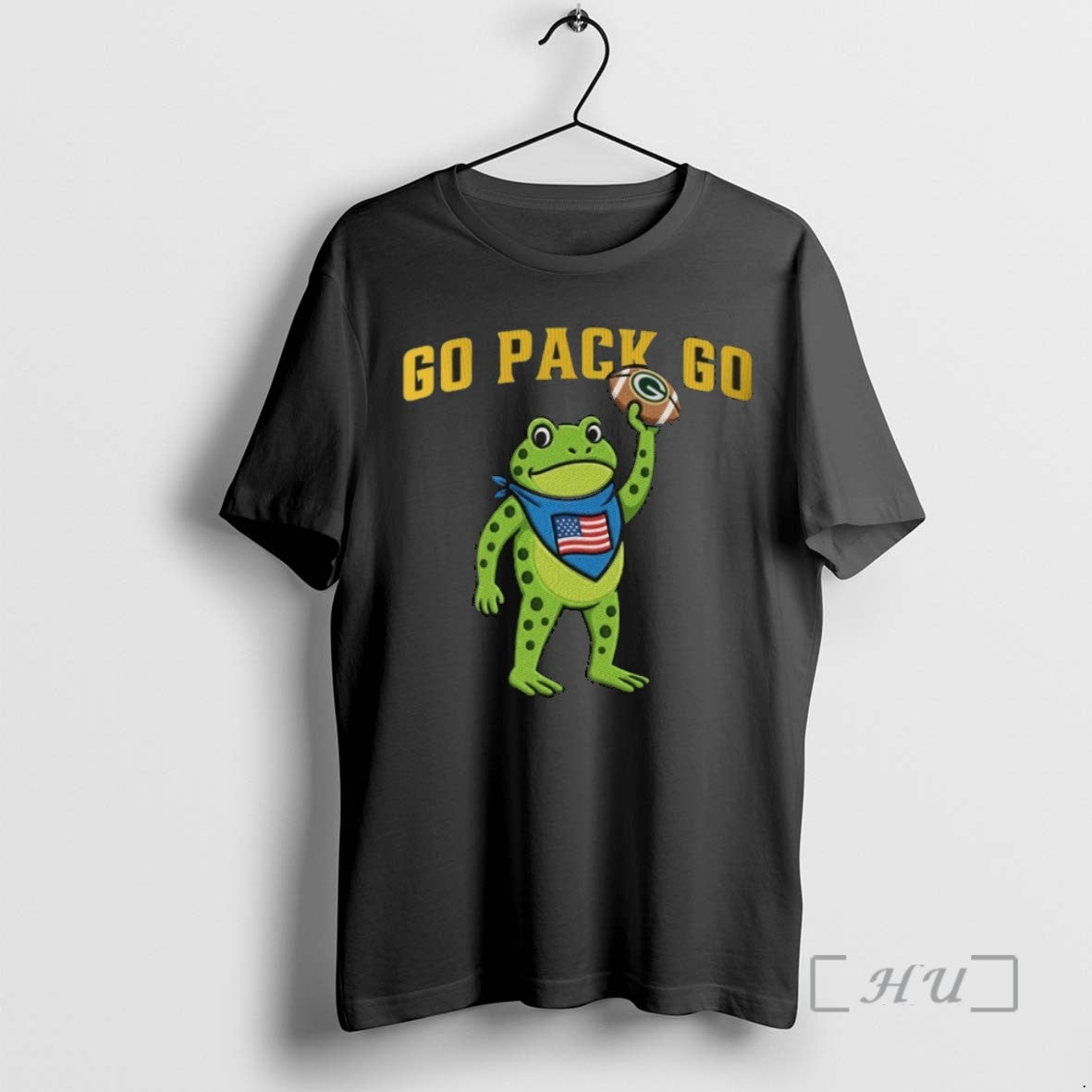 Officials Go Pack Go Portland Frog X Green Bay Packers T Shirt Sweater