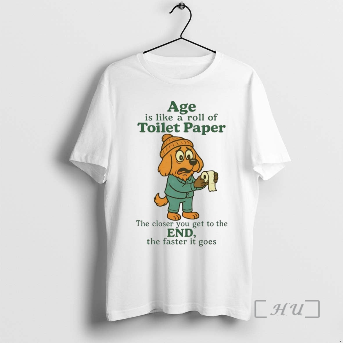 Officials Golden Retriever Age Is Like A Roll Of Toilet Paper Premium T Shirt Sweater
